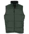 44002 Warm SOL'S Unisex Warm Bodywarmer Forest Green colour image
